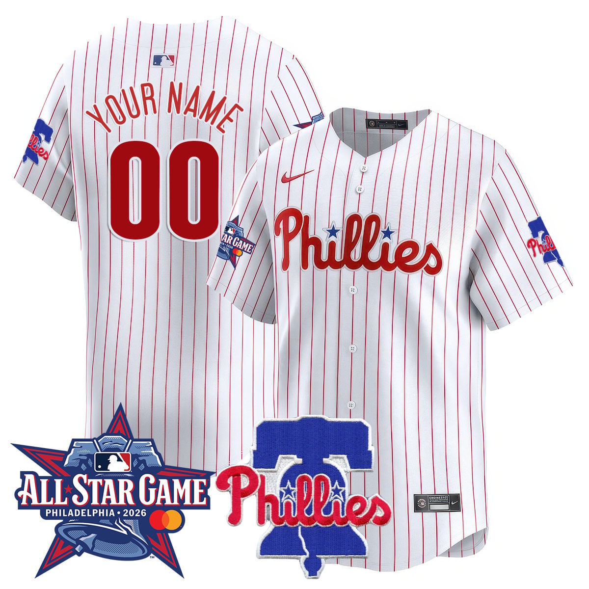 Philadelphia Phillies 2026 MLB All-Star Custom Jersey - All Stitched