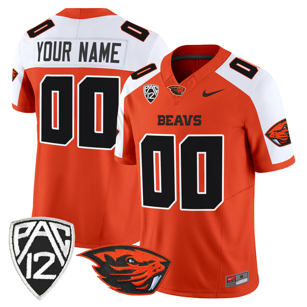 Oregon State Beavers 2025 Vapor Limited Custom Jersey - All Stitched