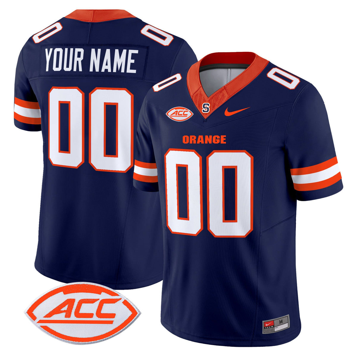 Syracuse Orange 2025 Vapor Limited Custom Jersey - All stitched