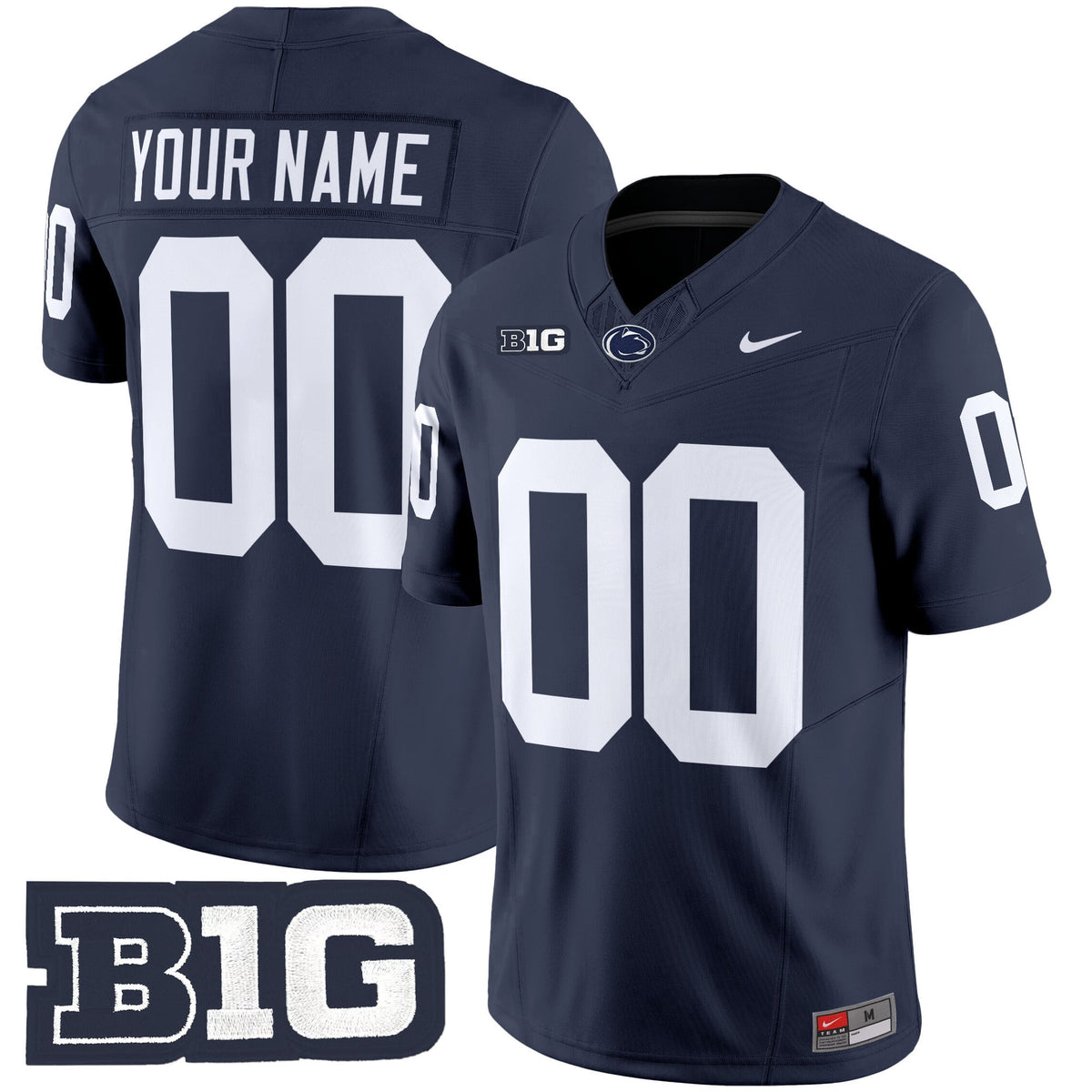 Penn State Nittany Lions 2025 Vapor Limited Custom Jersey - All Stitched