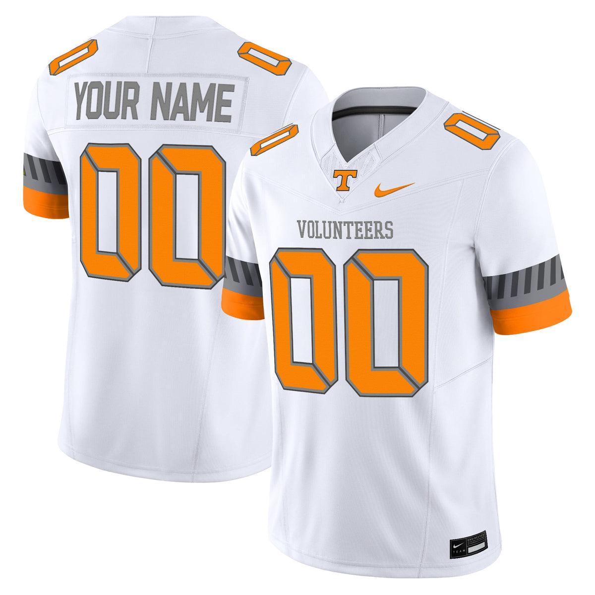 Tennessee Volunteers 2025 'Smokey Grey Series' Vapor Limited Custom Jersey - All Stitched