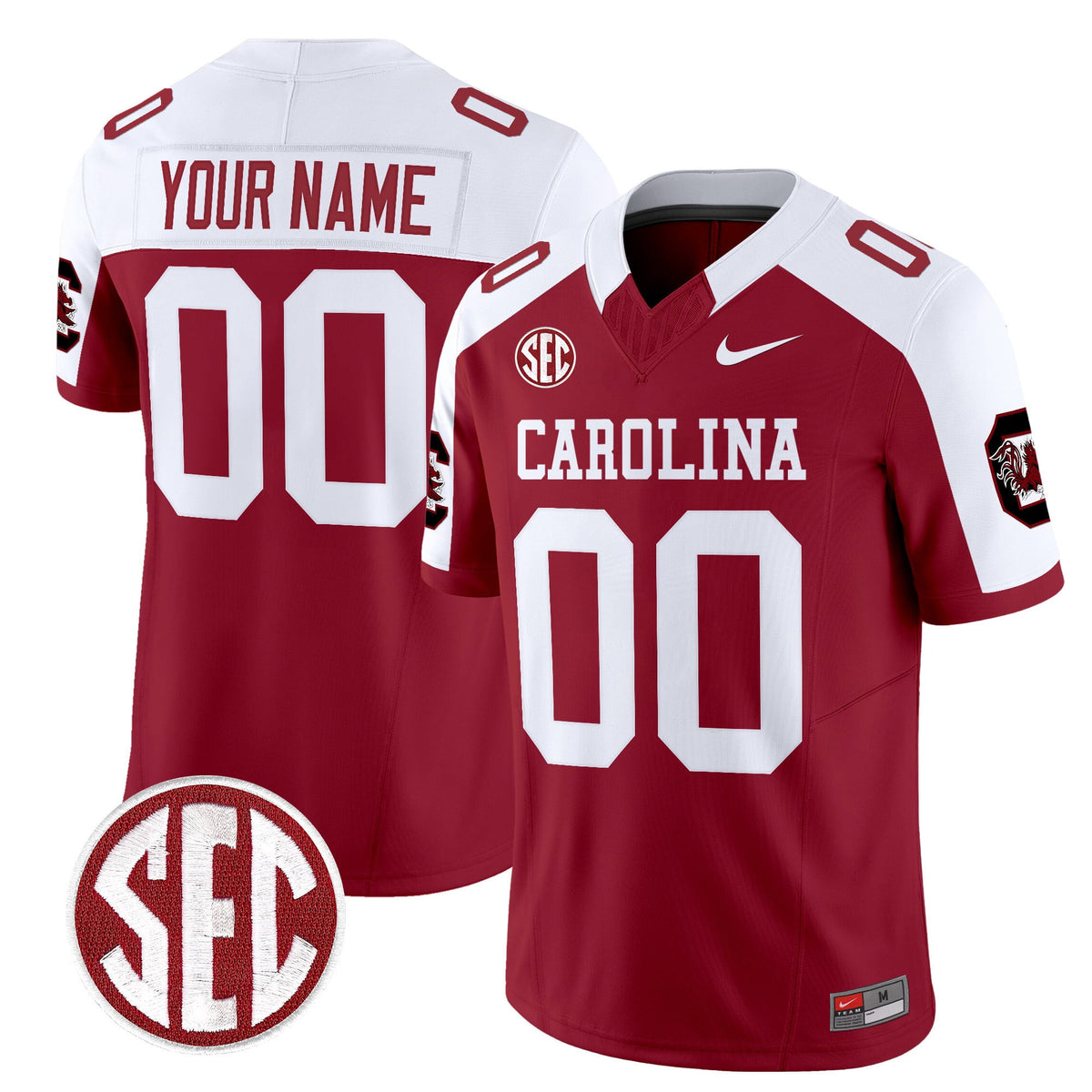 South Carolina Gamecocks 1980 Throwback Vapor Limited Custom Jersey – Rebrand 2026 – All Stitched