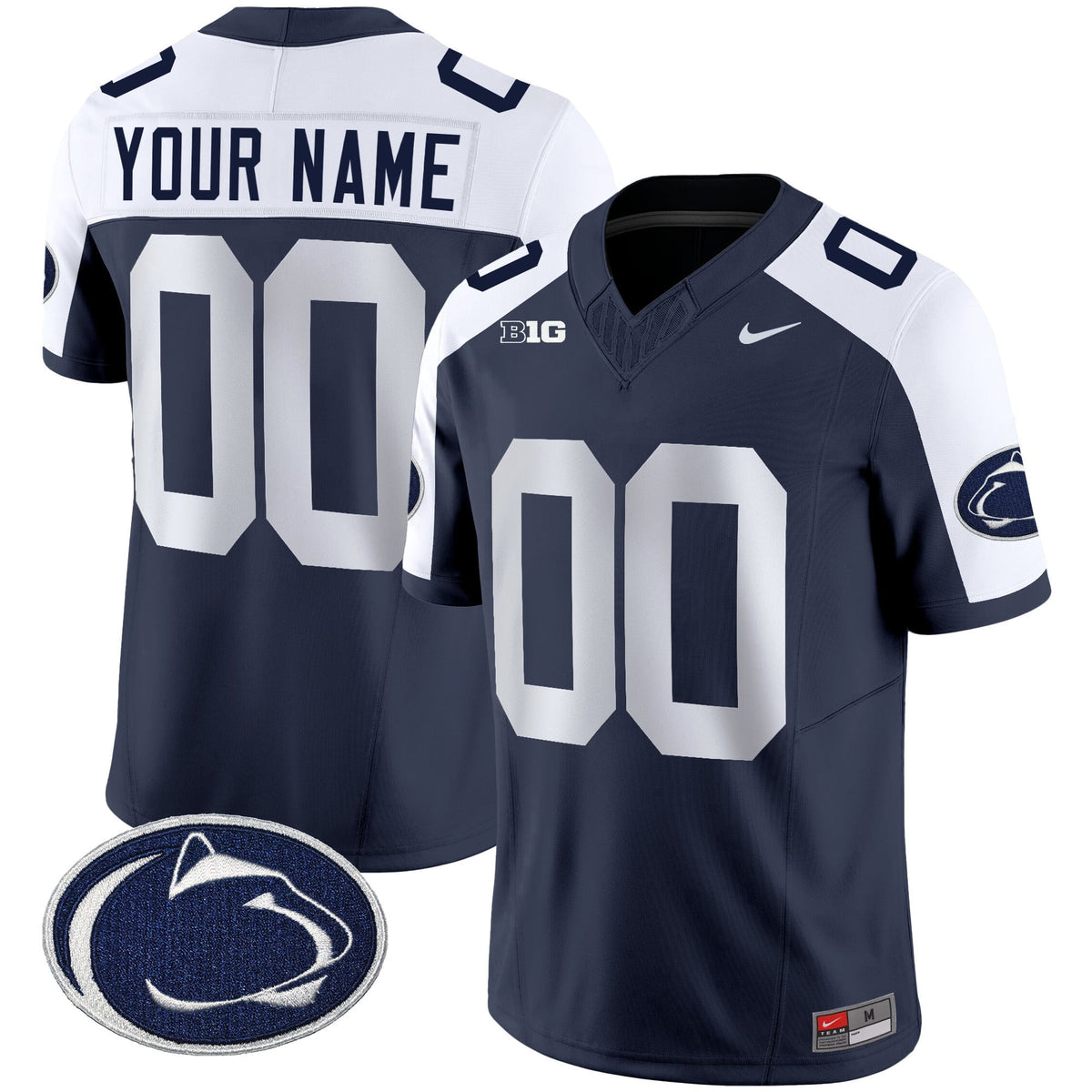 Penn State Nittany Lions Vapor Limited Custom Jersey - All Stitched