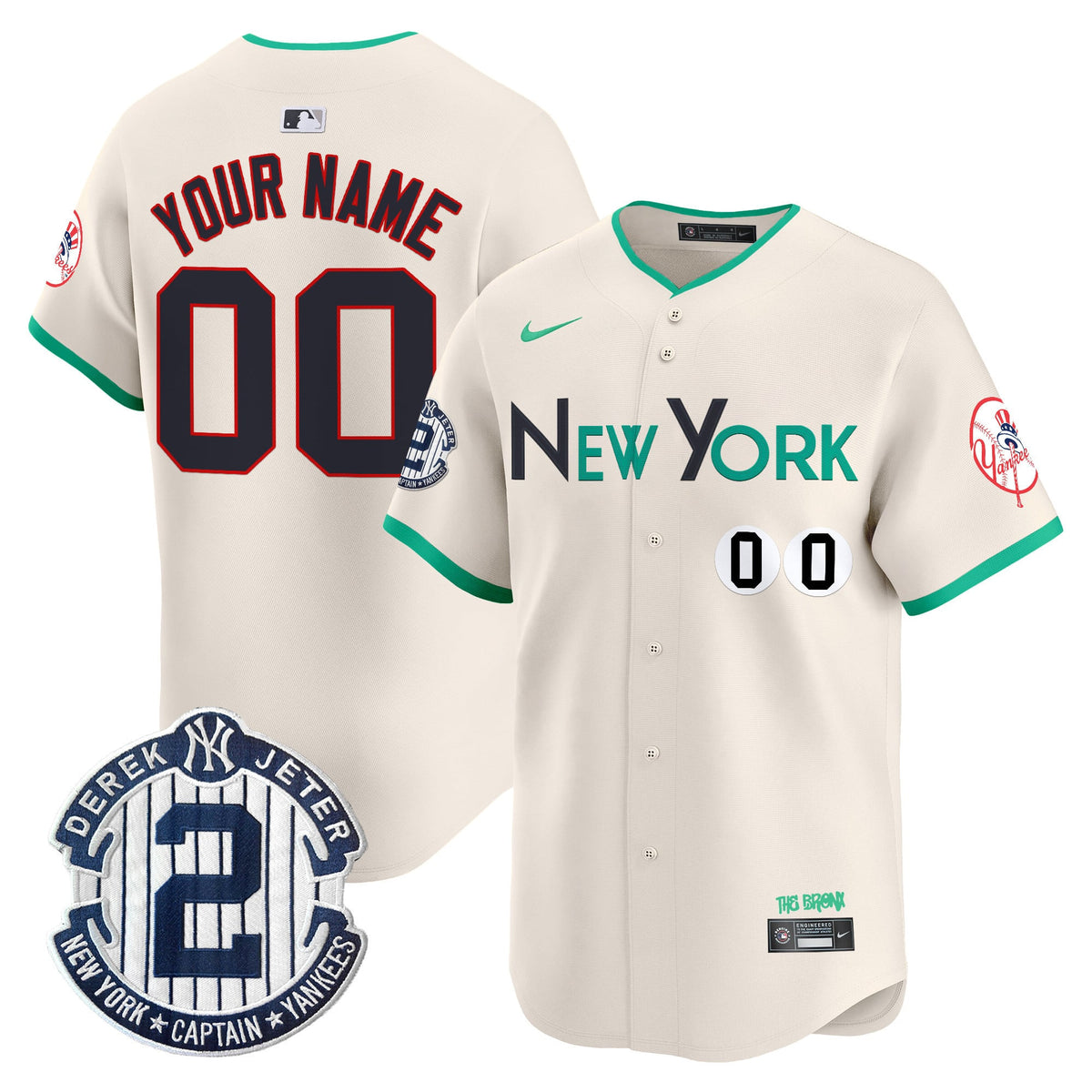 New York Yankees City Connect Vapor Premier Limited Custom Jersey - All Stitched