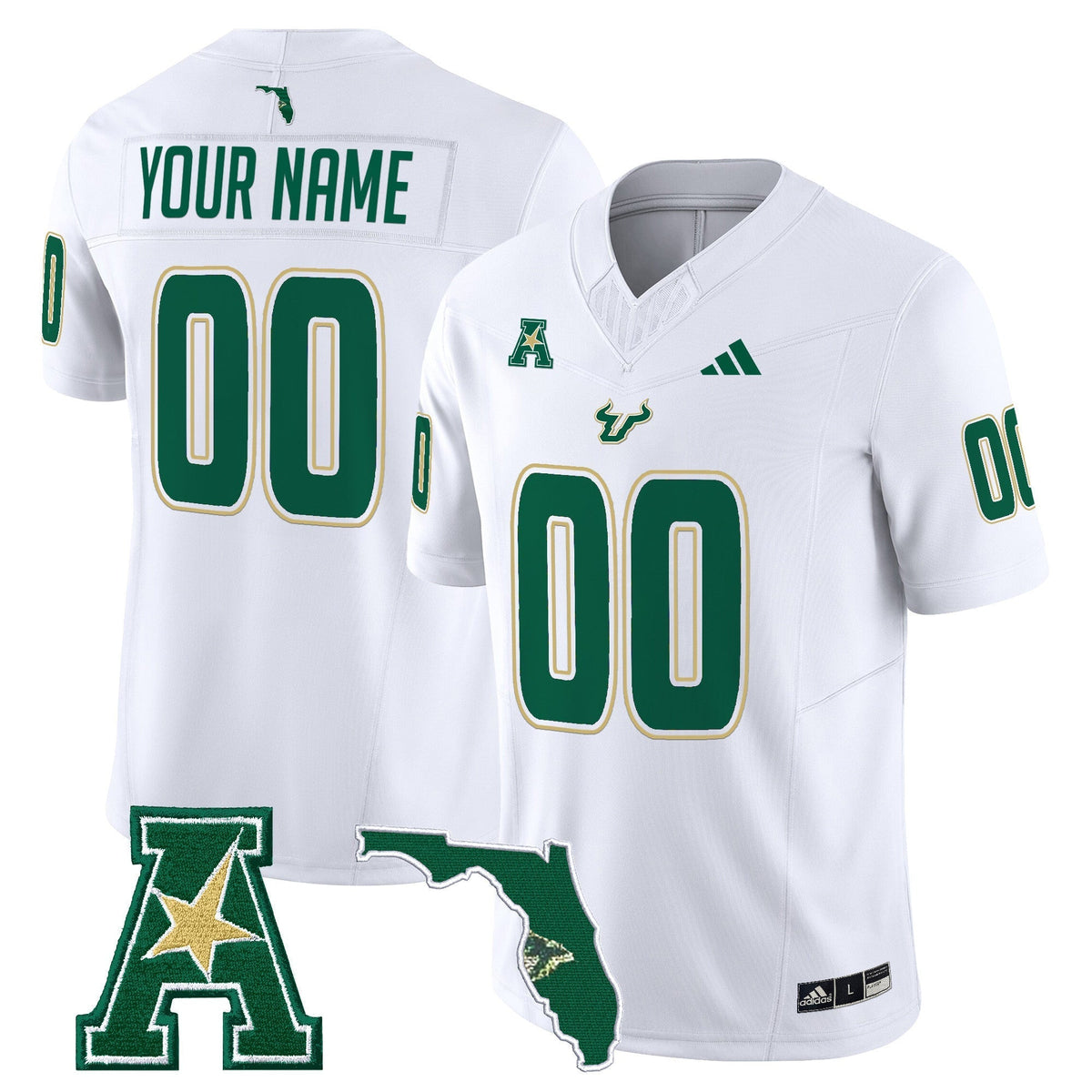 South Florida Bulls 2025 Vapor Limited Custom Jersey - All Stitched