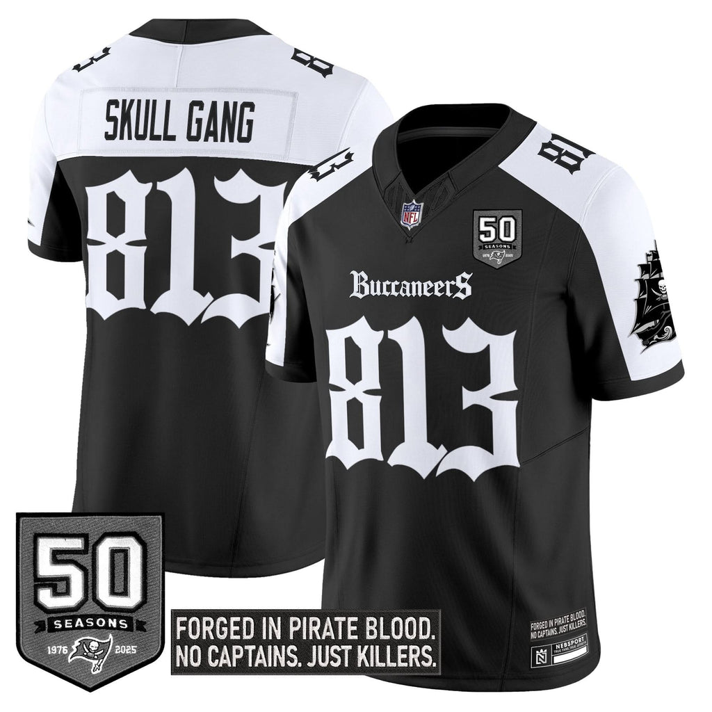 Tampa Bay Buccaneers 'Gothic Pirate Shadows Edition' Limited Jersey - All Stitched